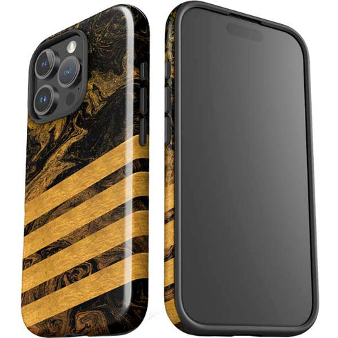 Striped Marble iPhone 16 Pro Impact Case