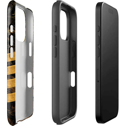 Striped Marble iPhone 16 Pro Max Impact Case