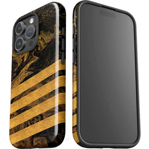 Striped Marble iPhone 16 Pro Max Impact Case