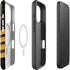 Striped Marble iPhone 16 Pro Max Magsafe Impact Case