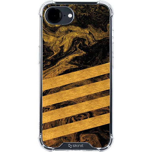 Striped Marble iPhone 16e Clear Case
