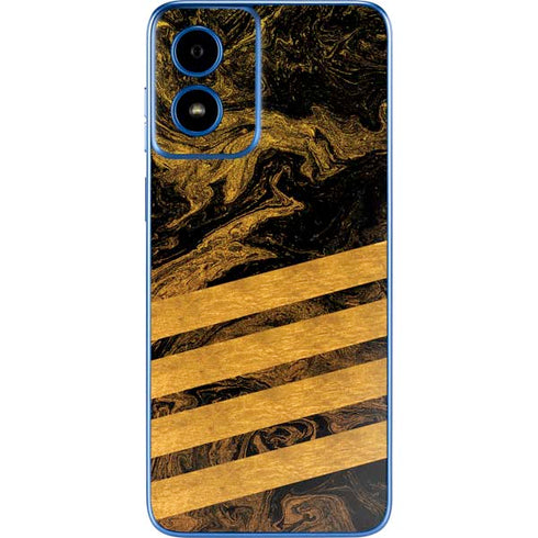 Striped Marble Moto G Play 4G (2024) Skin