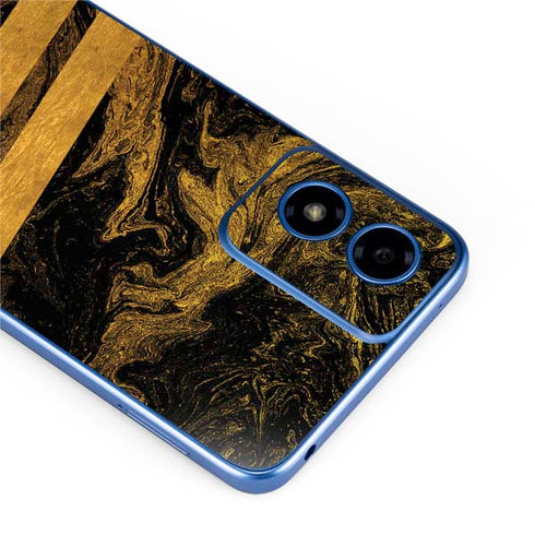 Striped Marble Moto G Play 4G (2024) Skin