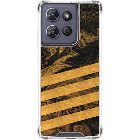 Striped Marble Moto G Power 5G (2025) Clear Case