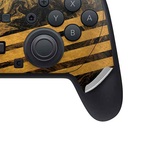 Striped Marble Nintendo Switch 2 (2025) Pro Controller Skin