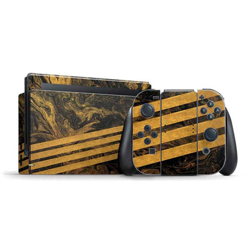 Striped Marble Nintendo Skins