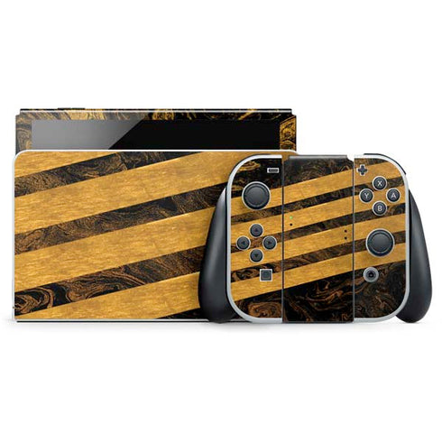 Striped Marble Nintendo Skins