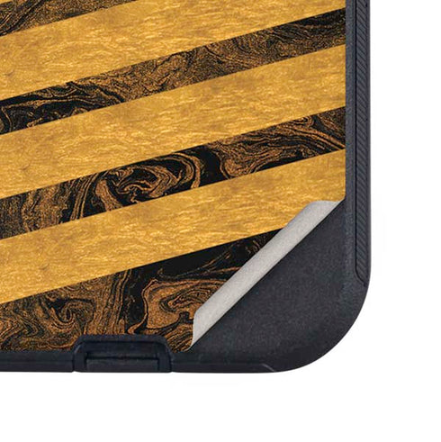 Striped Marble Otterbox Defender iPhone Skin
