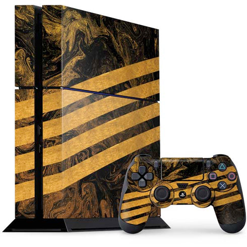 Striped Marble PlayStation PS4 Skins