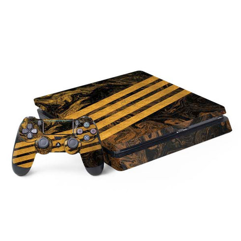 Striped Marble PlayStation PS4 Skins