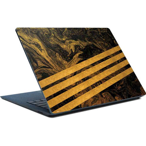 Striped Marble Surface Laptop Skin