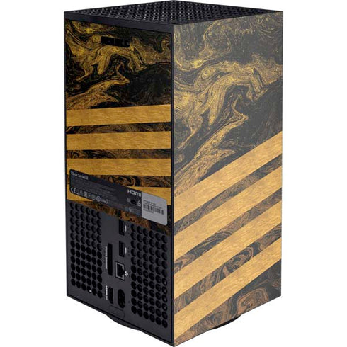 Striped Marble XBox Series X Digital Edition Console Skin