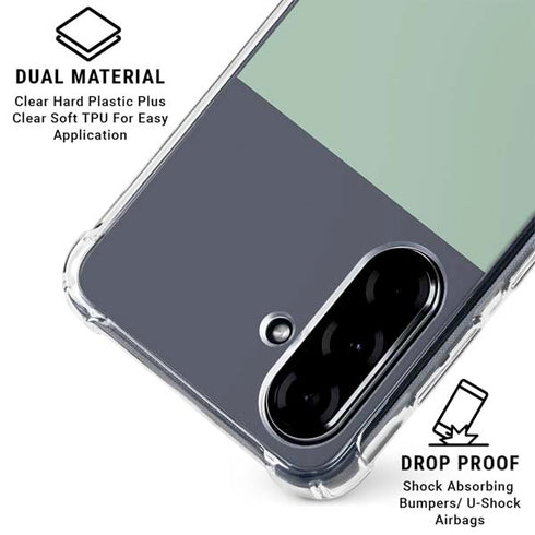 Striped Spring Colors Galaxy A36 5G Clear Case
