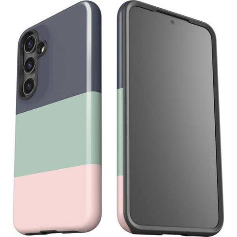 Striped Spring Colors Galaxy S25 Impact Case