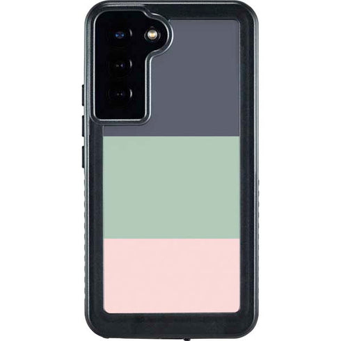 Striped Spring Colors Galaxy S24 Plus Waterproof Case