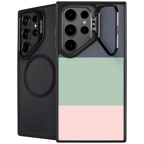 Striped Spring Colors Galaxy S25 Ultra Kickstand Case