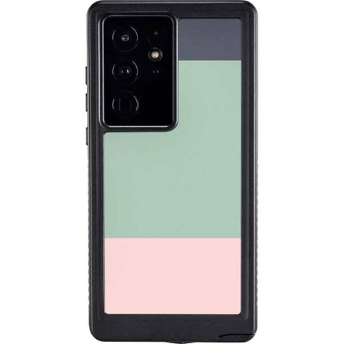 Striped Spring Colors Galaxy S24 Ultra Waterproof Case