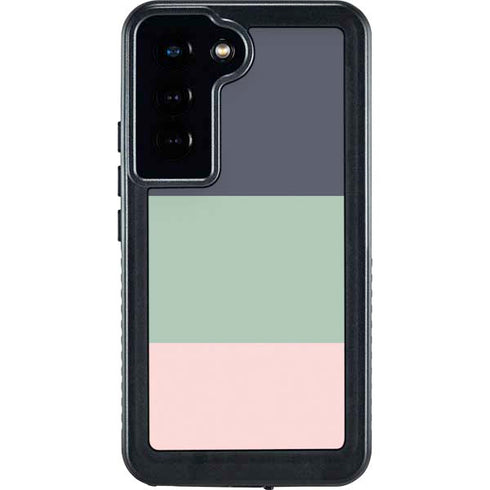 Striped Spring Colors Galaxy S24 Waterproof Case