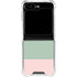 Striped Spring Colors Galaxy Z Flip6 Clear Case