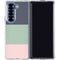 Striped Spring Colors Galaxy Z Fold6 Clear Case