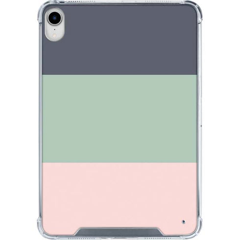 Striped Spring Colors iPad 11th Gen (2025) Clear Case