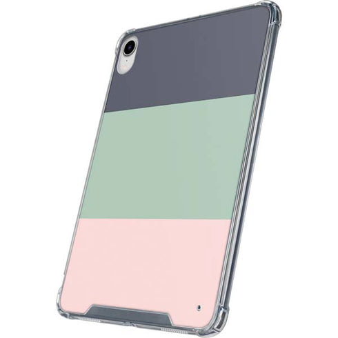 Striped Spring Colors iPad 11th Gen (2025) Clear Case