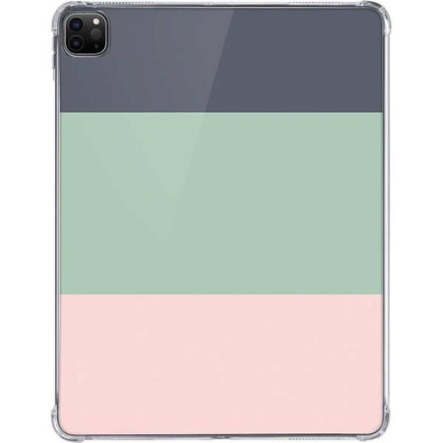 Striped Spring Colors iPad Pro 11in (2024) Clear Case