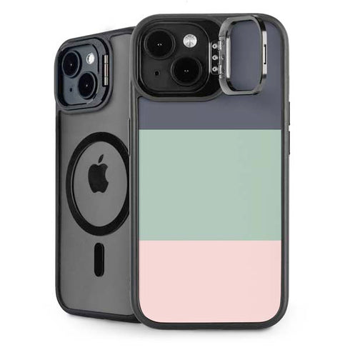 Striped Spring Colors iPhone 14 Plus Kickstand Case