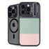 Striped Spring Colors iPhone 14 Pro Kickstand Case