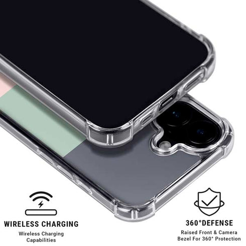 Striped Spring Colors iPhone 16 MagSafe Case