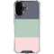 Striped Spring Colors iPhone 16 Plus Clear Case