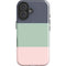 Striped Spring Colors iPhone 16 Plus Impact Case