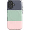Striped Spring Colors iPhone 16 Plus Magsafe Impact Case