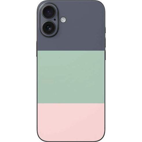 Striped Spring Colors iPhone 16 Plus Skin