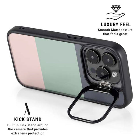 Striped Spring Colors iPhone 16 Pro Max Kickstand Case