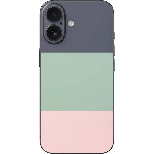 Striped Spring Colors iPhone 16 Skin