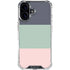 Striped Spring Colors iPhone 17 Clear Case