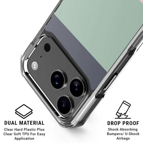 Striped Spring Colors iPhone 18 Pro Clear Case