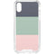 Striped Spring Colors iPhone XS Clear Case