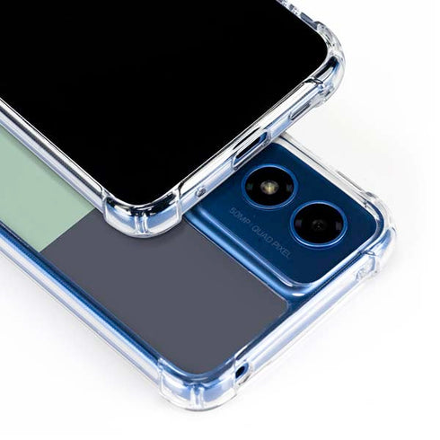 Striped Spring Colors Moto G Play 4G (2024) Clear Case