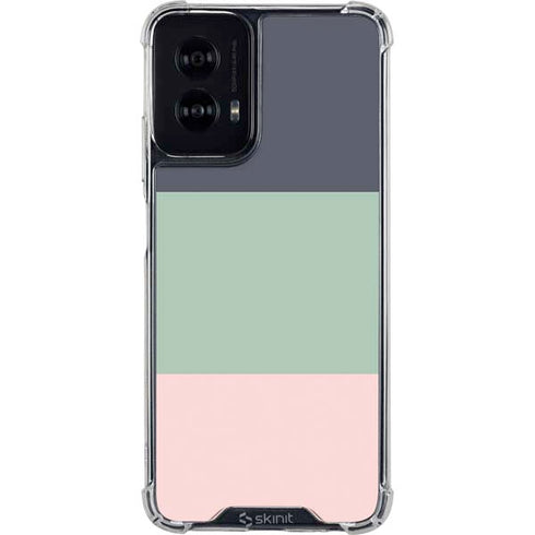 Striped Spring Colors Moto G Power 5G (2024) Clear Case