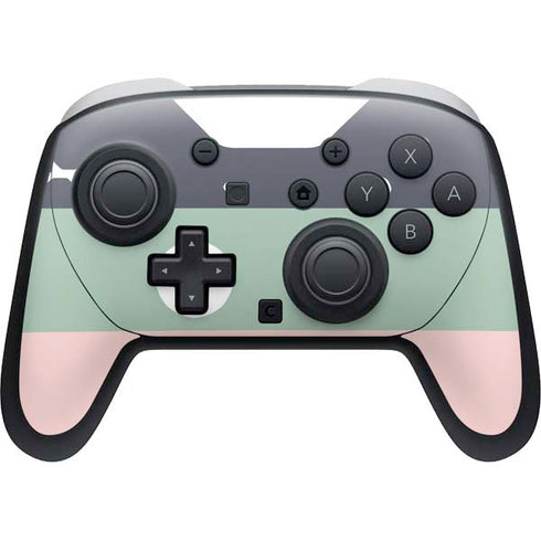 Striped Spring Colors Nintendo Switch 2 (2025) Pro Controller Skin