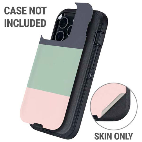 Striped Spring Colors Otterbox Defender iPhone Skin