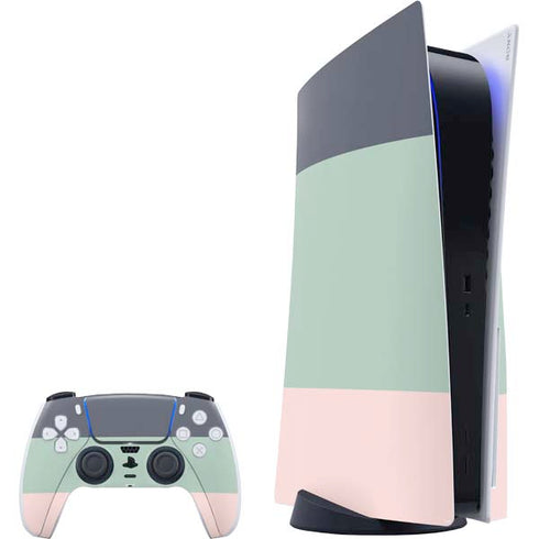 Striped Spring Colors PlayStation PS5 Skins