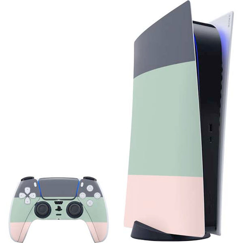 Striped Spring Colors PlayStation PS5 Skins