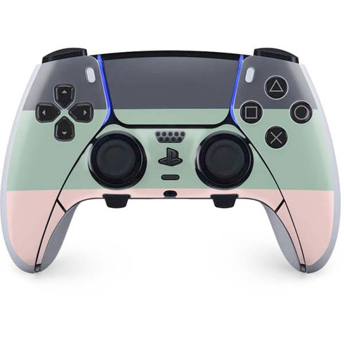 Striped Spring Colors PS5 DualSense Edge Pro Controller Skin