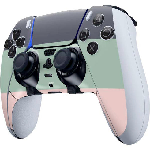 Striped Spring Colors PS5 DualSense Edge Pro Controller Skin