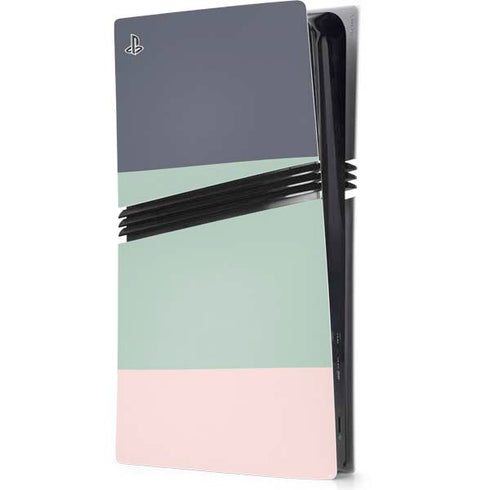 Striped Spring Colors PS5 Pro Console Skin
