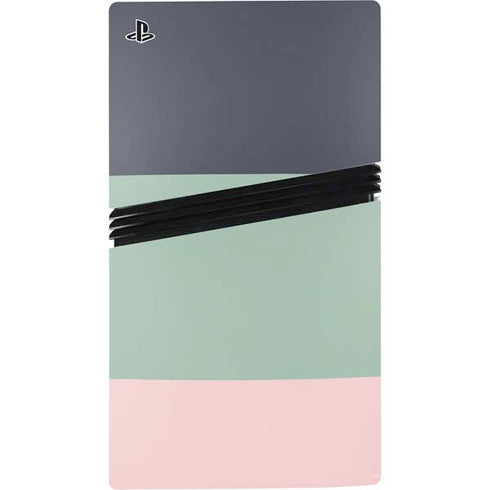 Striped Spring Colors PS5 Pro Console Skin