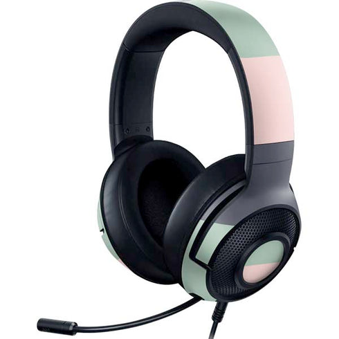 Striped Spring Colors Razer Kraken X Skin